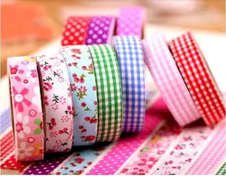 Горячая распродажа сладкий дизайн высокое качество оптовая продажа хлопок скотч маскирующие японские ленты декоративная лента