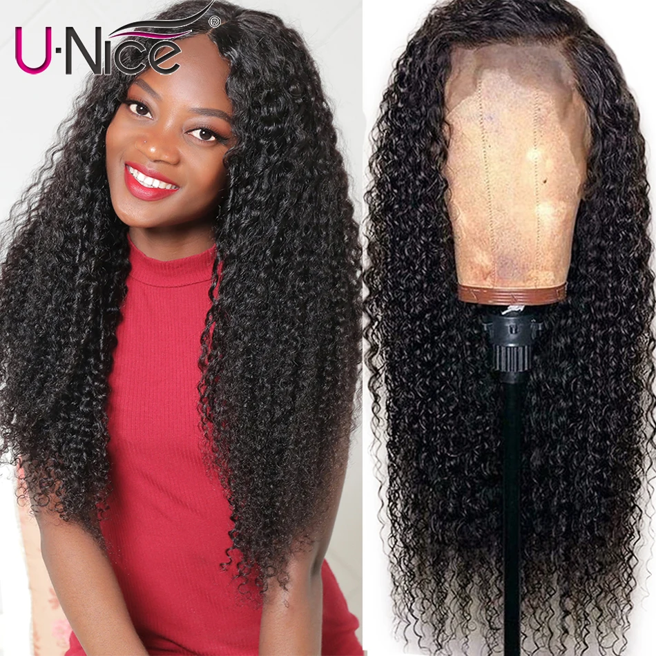 Unice Hair Bettyou Wig Series Curly Human Hair Wig 13*4 Lace Front