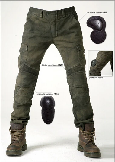 

Newest Hot sales Uglybros MOTORPOOL UBS06 jeans Leisure motorcycle jeans pants of locomotive army motor pants two colors