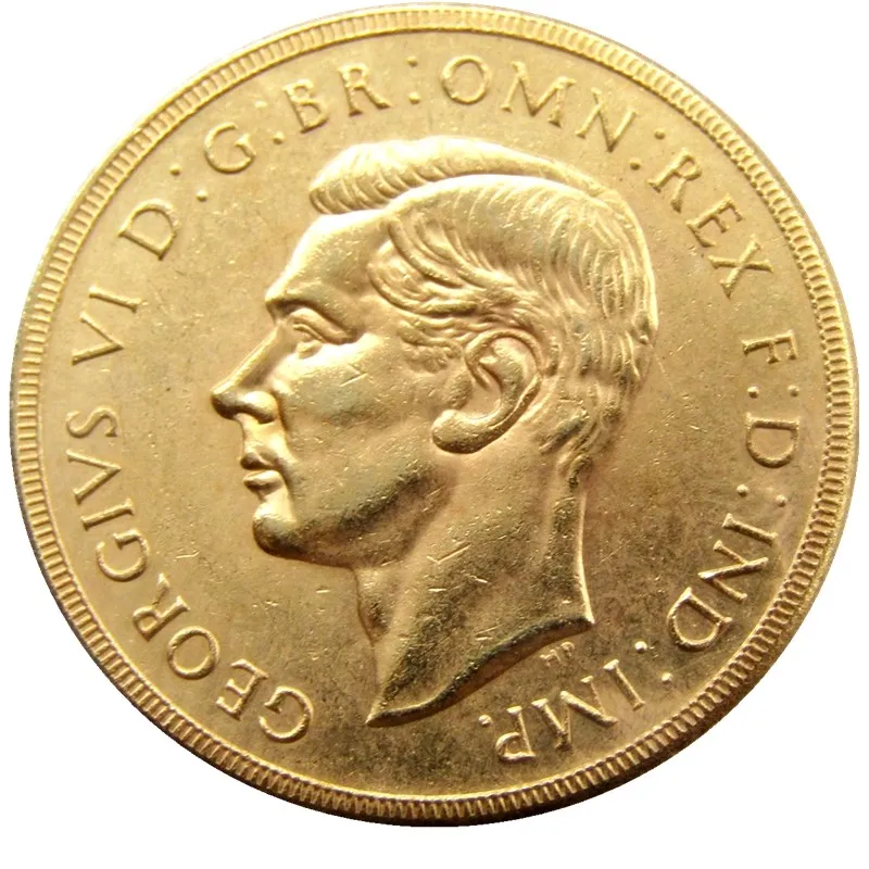 Buy RARE 1937 GREAT BRITAIN KING VI PROOF GOLD 2 pounds COIN from