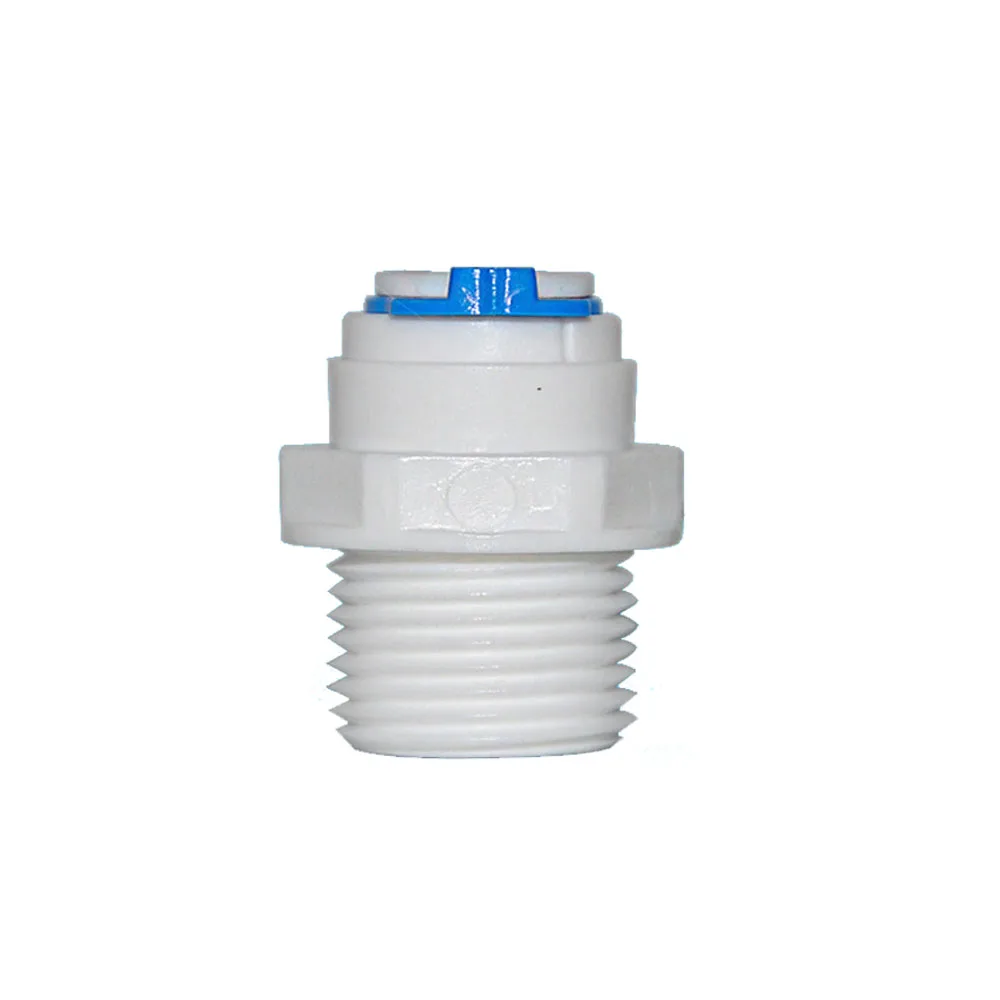

1PCS 1/2" External threaded to 3/8" Quick connect Fittings water purifier accessories fast joint Straight(I-type) Male thread