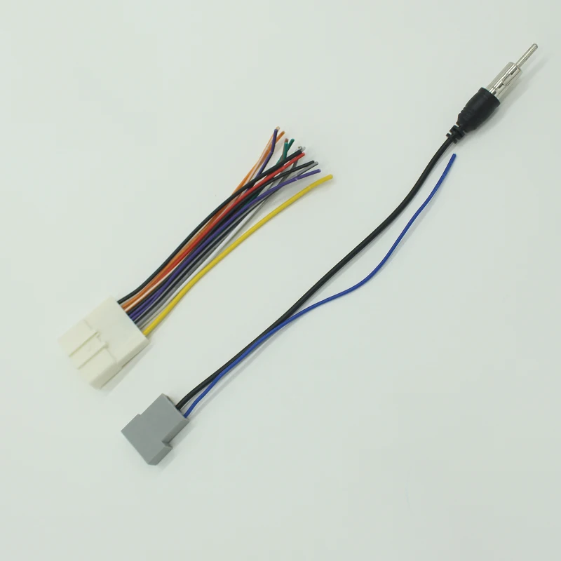 Car CD/DVD Audio Stereo Wiring Harness Antenna Adapter For Nissan