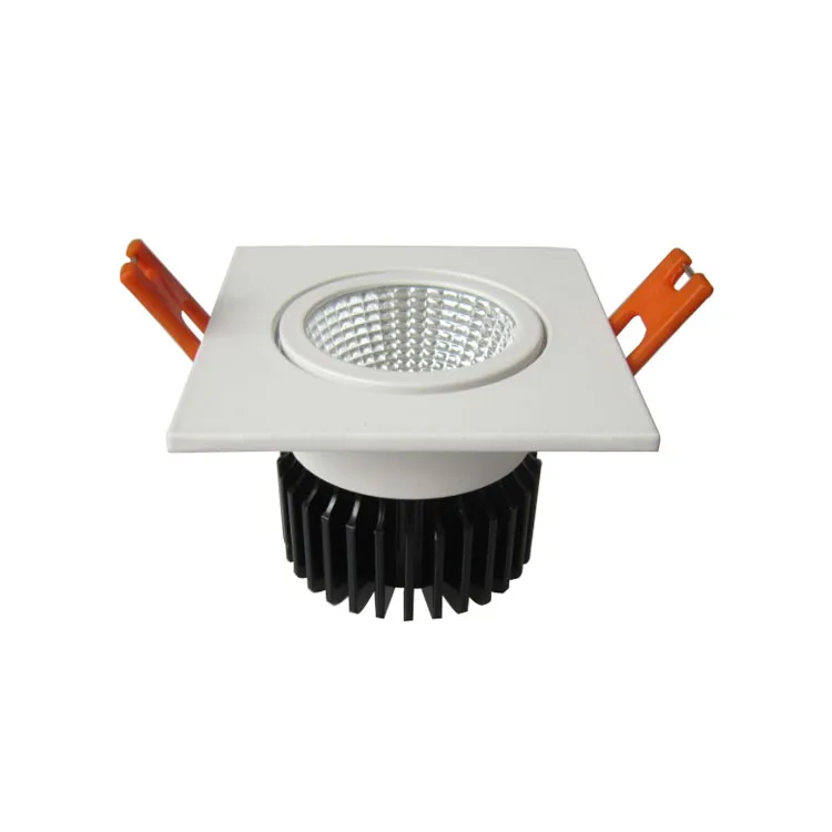 Free Shipping Sale Square 7w Adjustable Cob Led Downlight 75mm Cut