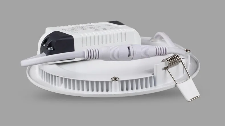 US $332.73 Free Shipping High Quality 12W Triac Dimmable LED Round panel Light AC85265V Superthin Design Warm Natural cold white