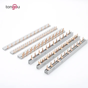 

Local Fulfillment Copper Busbar for Distribution Box Circuit breaker PIN U TYPE MCB connector busbar connection breaker combing
