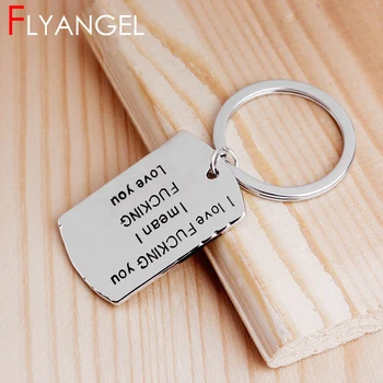 

Motivation Boyfriend Husband Valentine's Day present Car Keychain Metal Men Memorial gift Jewelry