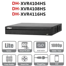 Dahua видеорегистратор XVR4104HS XVR4108HS XVR4116HS 4ch 8ch 16ch 1080P Поддержка HDCVI/AHD/TVI/CVBS/ip-камера