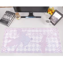 Аниме JK Cardcaptor Sakura Kinomoto Sakura Косплей коврик для мыши резиновый коврик для мыши 40*90 см Большой размер розовый подарок