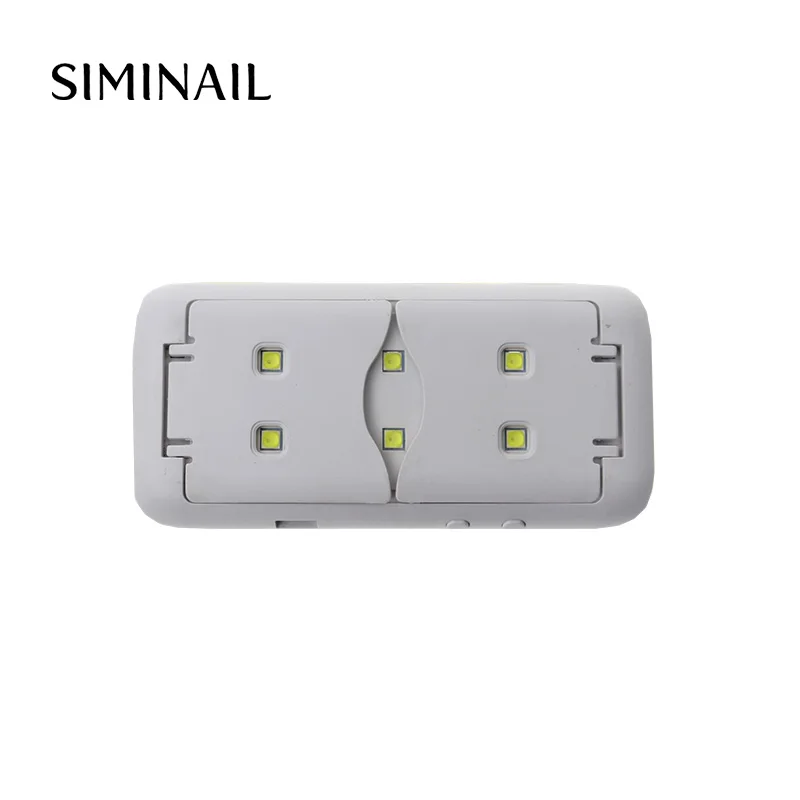 SIMINAIL мини-лампа для ногтей Светодиодный УФ-сушилка 6 Вт Портативный usb-кабель для подарка для домашнего использования в форме мыши 6 Вт для дизайна ногтей