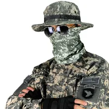 Открытый Кемпинг воротник Военный специальный армейский Камуфляжный шарф респиратор Маска шаль обертывания теплая пыль не пропускающие ультрафиолетовые лучи(УФ