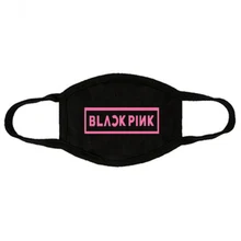 Mainlead KPOP черная розовая маска для рта квадратный один унисекс Противопылевой респиратор