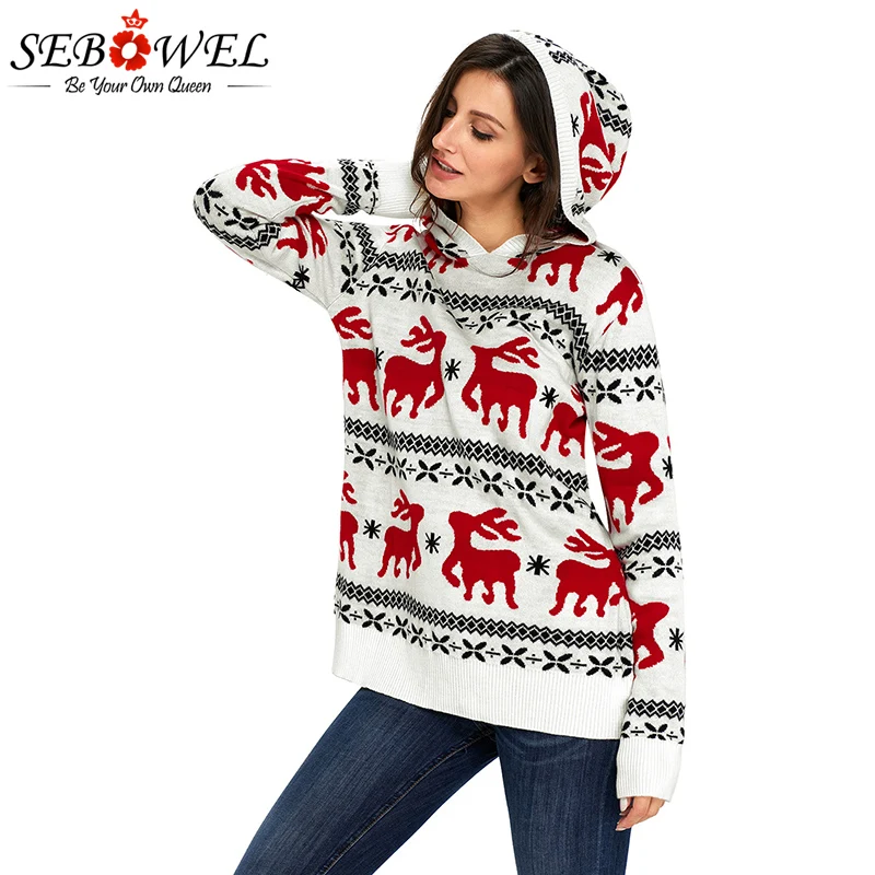 Cute-Christmas-Reindeer-Knit-White-Hooded-Sweater-LC27785-1-5