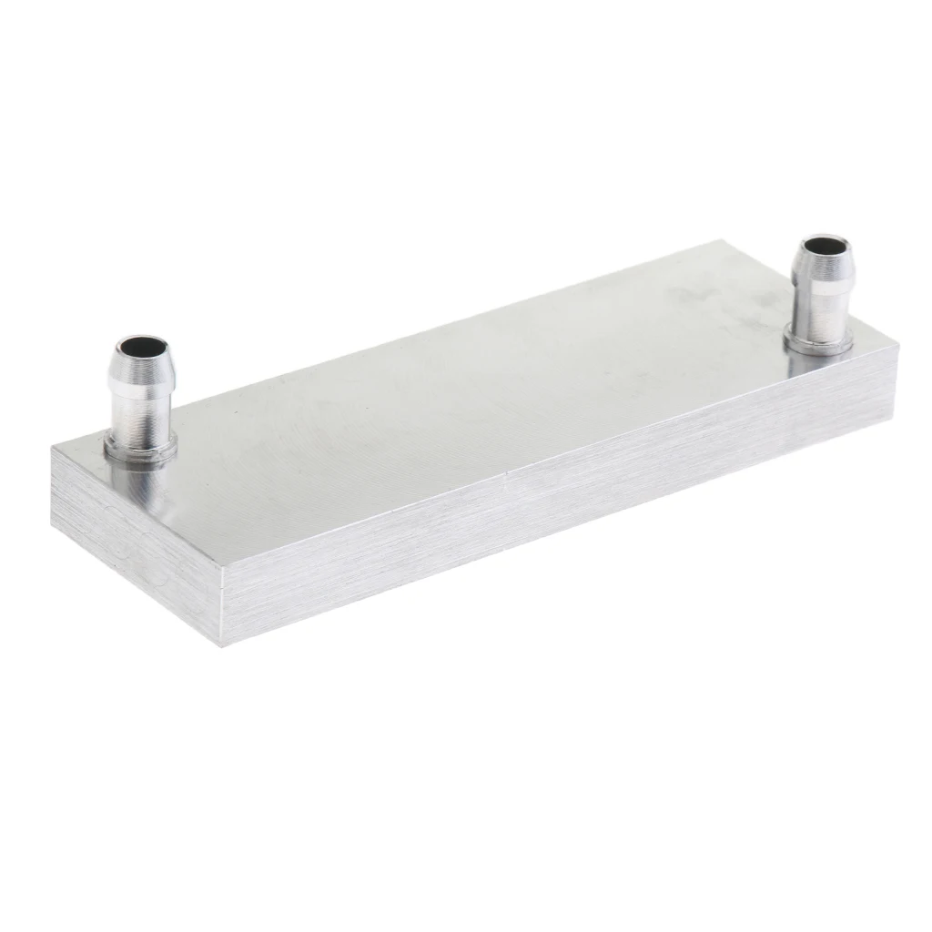 

Aluminum 2 Way CPU Water Cooling Block Graphics Radiator Heatsink 40x120mm