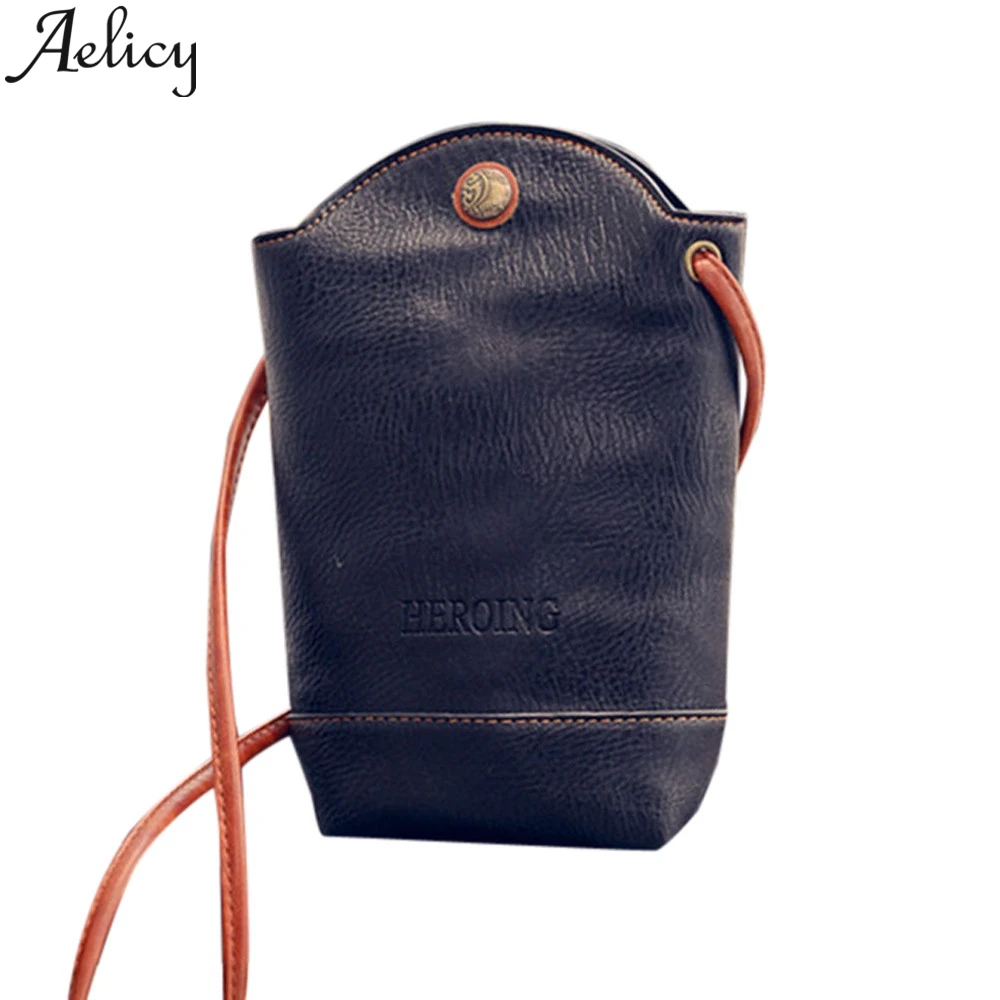 Aelicy винтажная сумка из искусственной кожи женская мессенджер Горячая Мода сумки