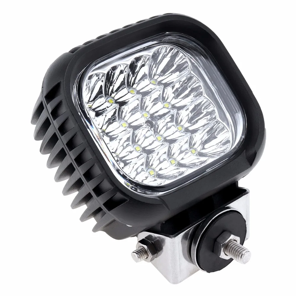 

Waterproof IP67 48W 12V / 24V Car LED Work Light 16 leds 4800LM Each Modular 30 Degree Spot Light for Offroad ATV Truck SUV