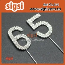 Хрустальный горный хрусталь торт Топпер для украшения