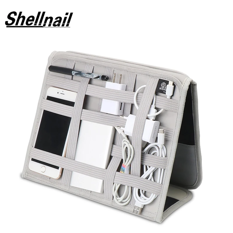 

Shellnail Elastic storage plate Notebook Mouse mobile hard disk data cable headset charger Digital Storage board for Tablet