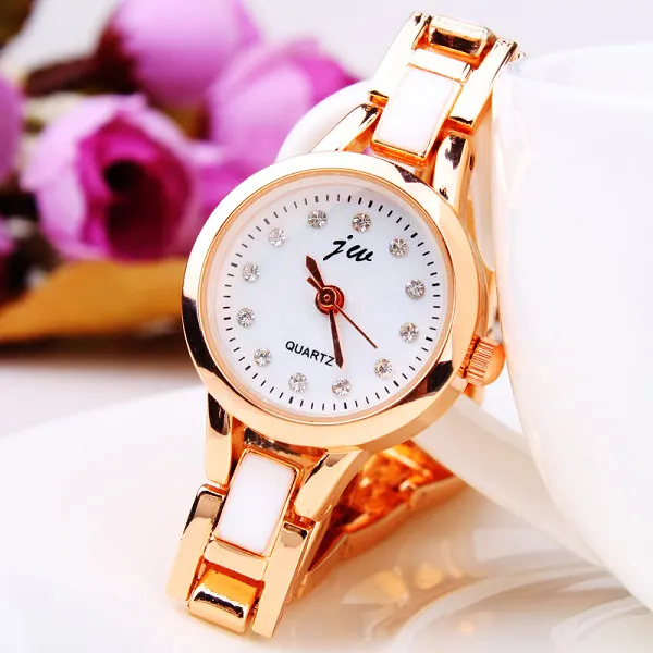High Quality Fashion Rose Gold Women Bracelet Watches Wholesale 100