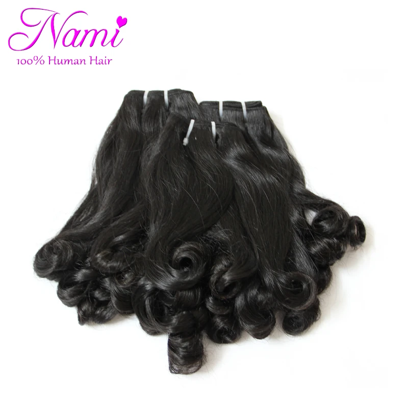 

Hot Brazilian Spring Curls virgin Funmi Hair Extensions 4Pcs/Lot 12-24 100% Human Hair Weave Free Shipping