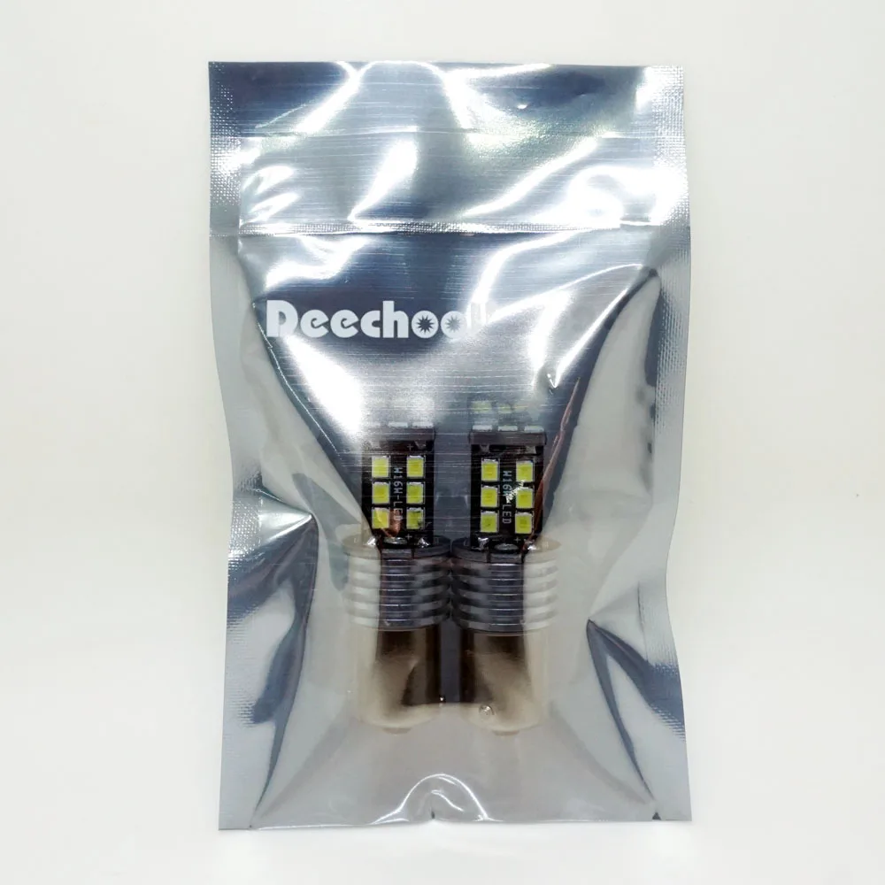 Светодиодные лампы deechooll 2 шт. 1156 светодиодный задние сигнальные PY21W BAU15S 10 Вт