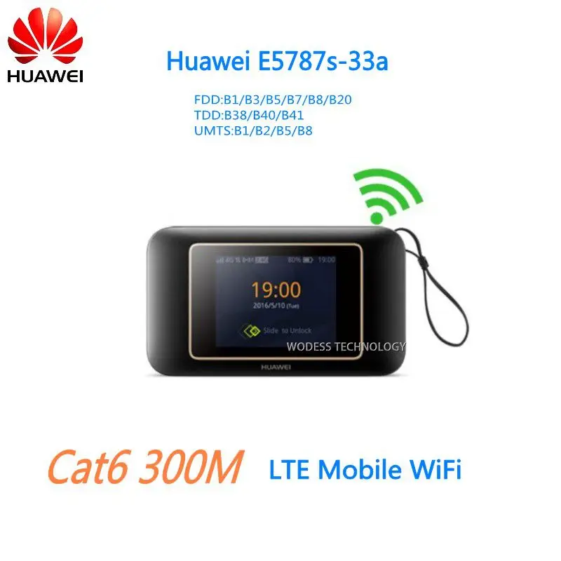 300 Мбит/с 4g lte роутер Cat6 WiFi с слотом для sim-карты huawei E5787 точка доступа | Компьютеры и