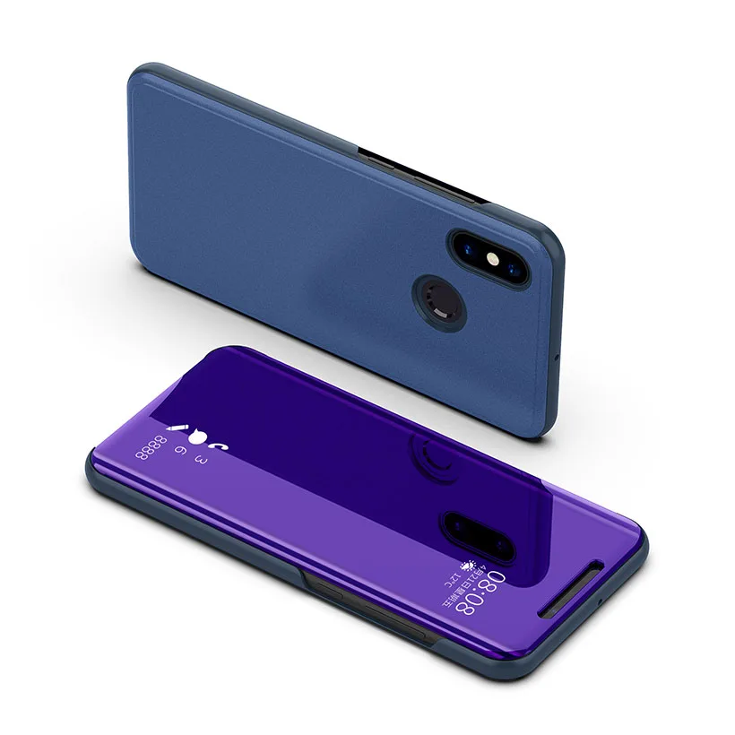 Чехол Smart mi rror для Xiaomi mi 8 Lite чехол для Xiaomi mi Max mi x 2 3 Note 3 mi 5C mi A1 mi 6 6X mi 8 SE mi 9 Pocophone F1 - Цвет: 05