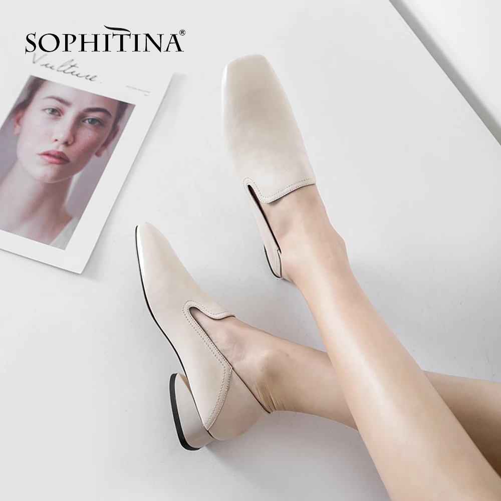 SOPHITINA/Новые брендовые женские туфли лодочки 2019г. Повседневные удобные ручной