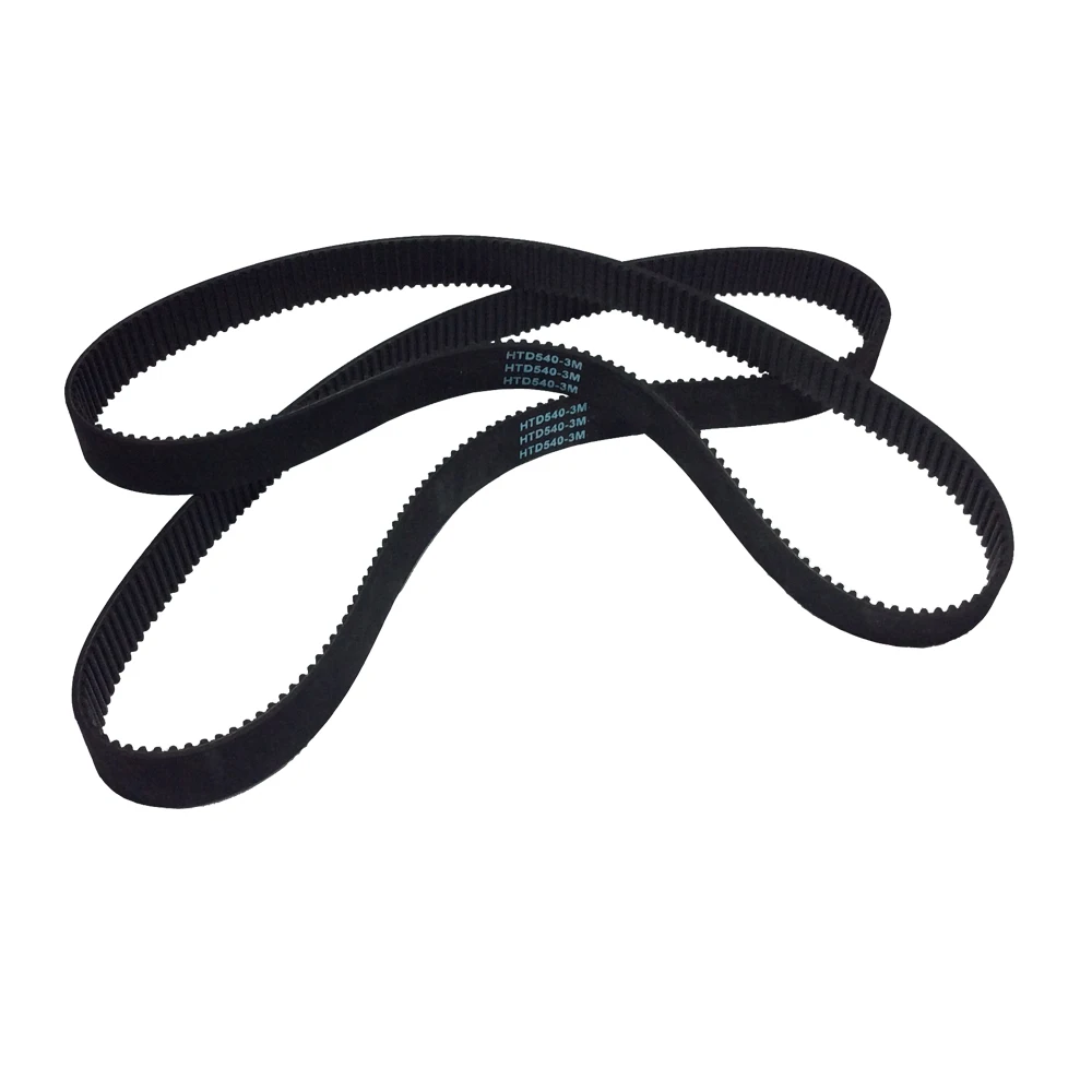 

2Pcs HTD 3M Arc Teeth Timing Belt Length 540mm 549m 663mm 843mm Belt Width 15mm Pitch 3mm Synchronous for CNC/3D Printer Parts