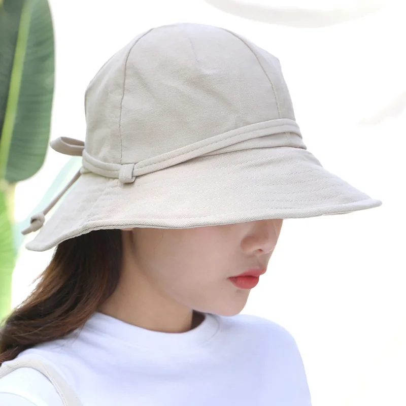 ladies linen sun hat