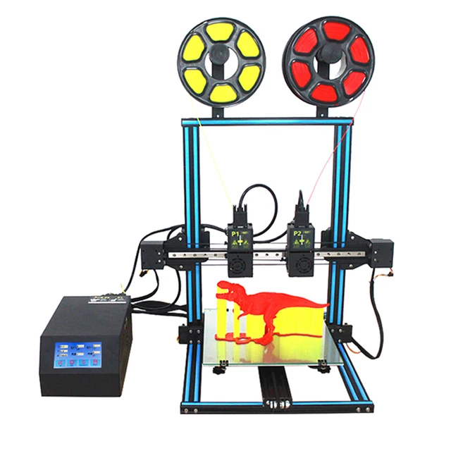 Special Price SunDcreate Dual nozzle  3D Printer impressora 3d Two Color and Dual Nozzle with 300x300 x400mm Platform