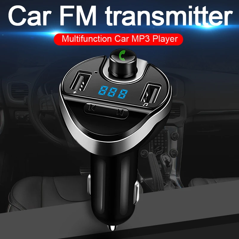 Автомобильный FM трансмиттер CDEN с Bluetooth адаптером автомобильный комплект громкой