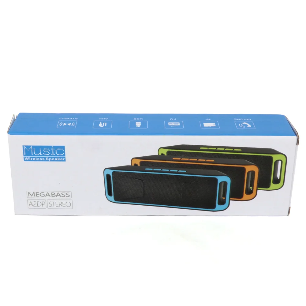 Jeebel Bluetooth Колонка Портативная колонка с сабвуфером стерео TF двойной бас звуковая