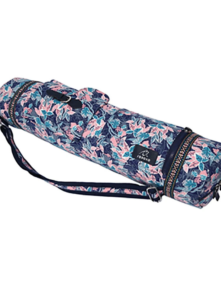 Сумка для коврика для йоги, прочный холщовый хлопковый рюкзак для йоги, сумка для йоги, сумка для переноски на шнурке, сумка для коврика для пилатеса 71*17 см - Цвет: Light Grey