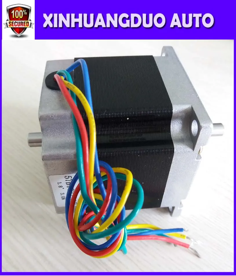 

1PCS CNC Stepper motor Dual Shaft 57x56 NEMA 23 stepper motor 3A 1.26N.m double shaft stepping motor 180Oz-in For CNC machine