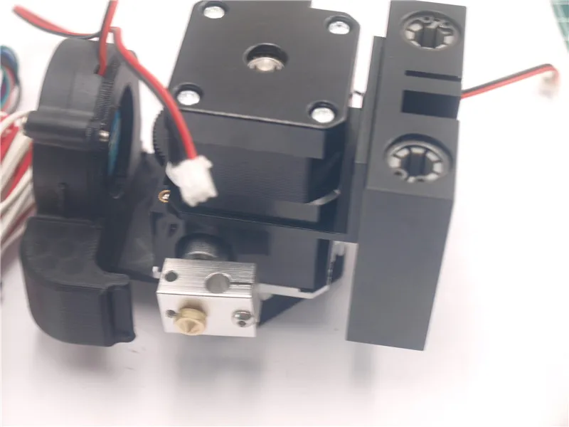 Todo o Metal Extrusora + Conjunto de Transporte Funssor Prusa Eixo Titan Aero Kit Completo 1.75 - 3mm 0.4mm Bico i3 Mk2 x 3 x eixo titan aero extrusora + conjunto