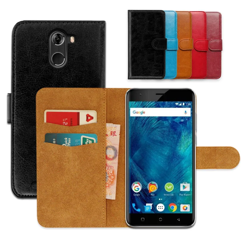

Luxury wallet case for Vertex Impress Frost PU Leather Exclusive Slip-resistant Flip Ultra-thin Phone Cover,book case