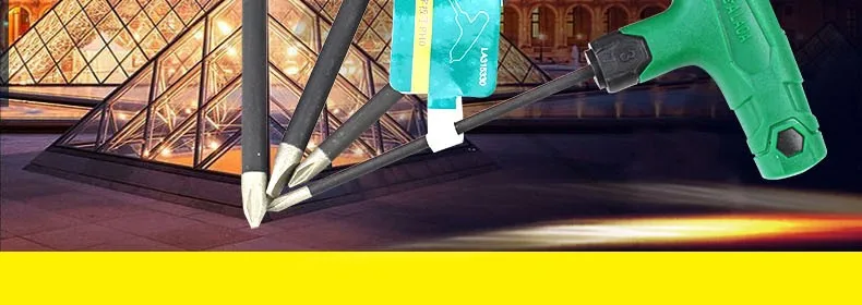 LAOA S2 Бит Корунд Sic Т-образной формы Ручной Инструмент Филлипс/Крестовая Отвертка С Резиновой Ручкой И Cr-v стержень мультитул parafusadeira отвёртки биты для шуруповерта