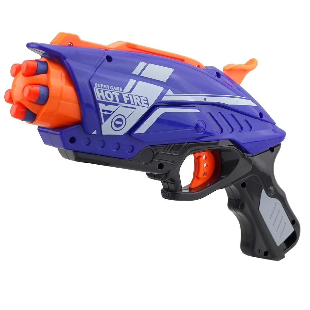 Пластиковый игрушечный пистолет для NERF Elite Blaster с 20 шт мягкими эва присосками пули детское ружье игрушка для мальчиков