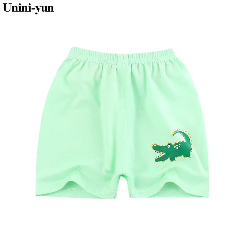 Unini-yun/Детские хлопковые шорты для мальчиков, девочек, малышей, младенцев, клетчатые шорты, трусики для детей, милые высококачественные трусы, подарки - Цвет: Коричневый
