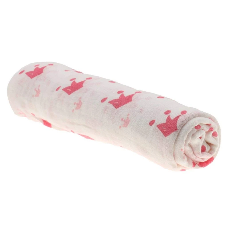 

Cotton Lange New born Swaddle Blanket Sleeping bag 110 cm x 110 cm - Crown