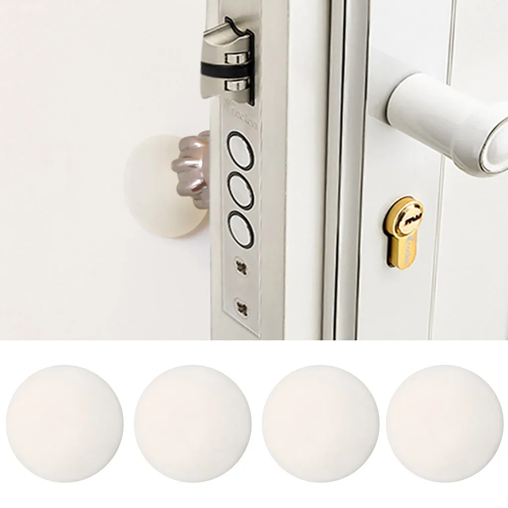 Hight Recommends Rubber + Strong Gel Love Home Door Handle Door Wall Back Protector Savor Shockproof Crash Pad #2019