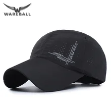 [WAREBALL]Новый летний бейсболка 2017 мужчины дышащий быстросохнущие сетка snapback шляпы женщины шапки солнцезащитный козырек