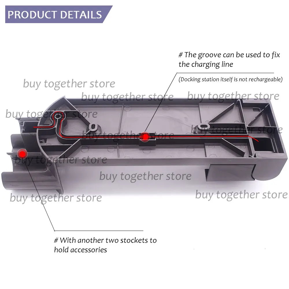 Док-станция для пылесоса-настенные аксессуары для Dyson V7 V8