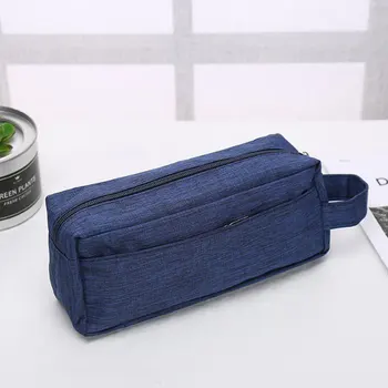 

Yesello Men Travel Cosmetic Bag Makeup Case Pouch Travel Multifunction Toiletry Zipper Solid Portable Wash Organizer bags