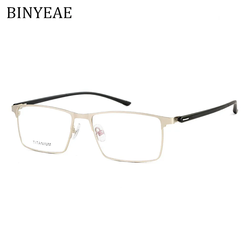 BINYEAE Brand Titanium Plate Top Quality Ultra Light Business Style