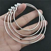 Clip Earrings for Women Without Piercing Super large Small Big Circle Rose Gold Silver Black Plating Classic Trend Exaggeration 6