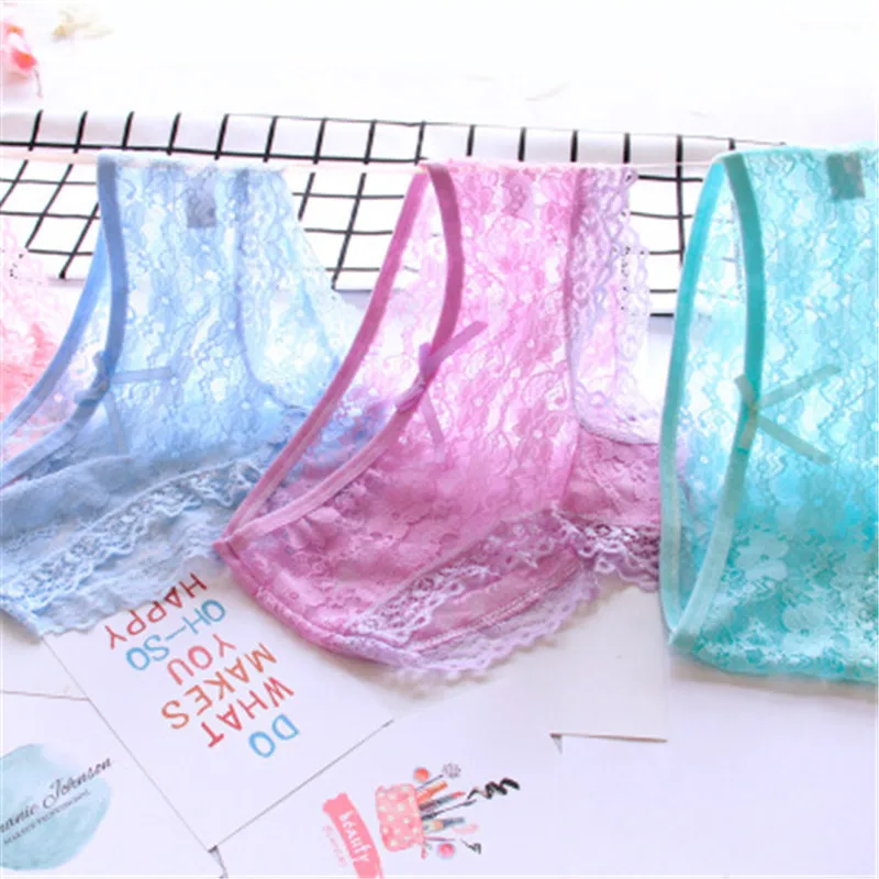 Трусики танга для девочек подростков 3 шт./лот|kids panties girls|girls briefsbriefs kids |