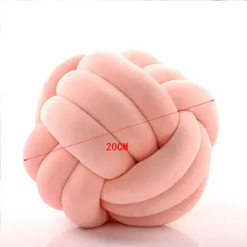 

Soft Knot Ball Cushions Bed Stuffed Pillow Home Decor Cushion Ball Plush Throw