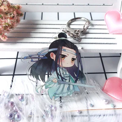 1 шт. Fujoshi Grandmaster of Demonic mo dao zhu shi Weiwuxian Lan Zhan Portachiavi брелок подвеска брелок - Цвет: 8