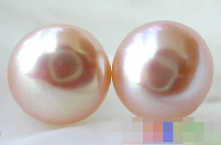 

HOT SELL - > 00363 ROUND FRESHWATER PEARL STUD EARRING -Top quality free shipping